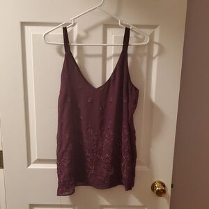 White House Black Market Purple Camisole